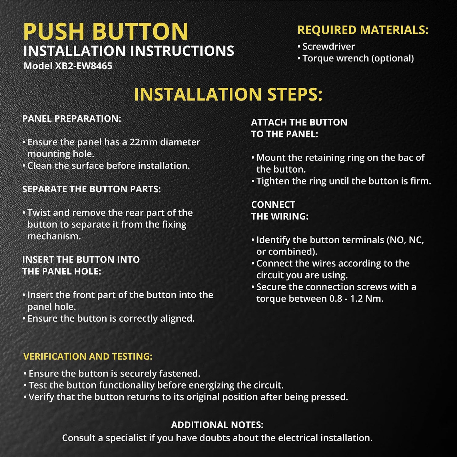 Double Head Push Button with Signal Lamp AC/DC Control Switch for Industrial