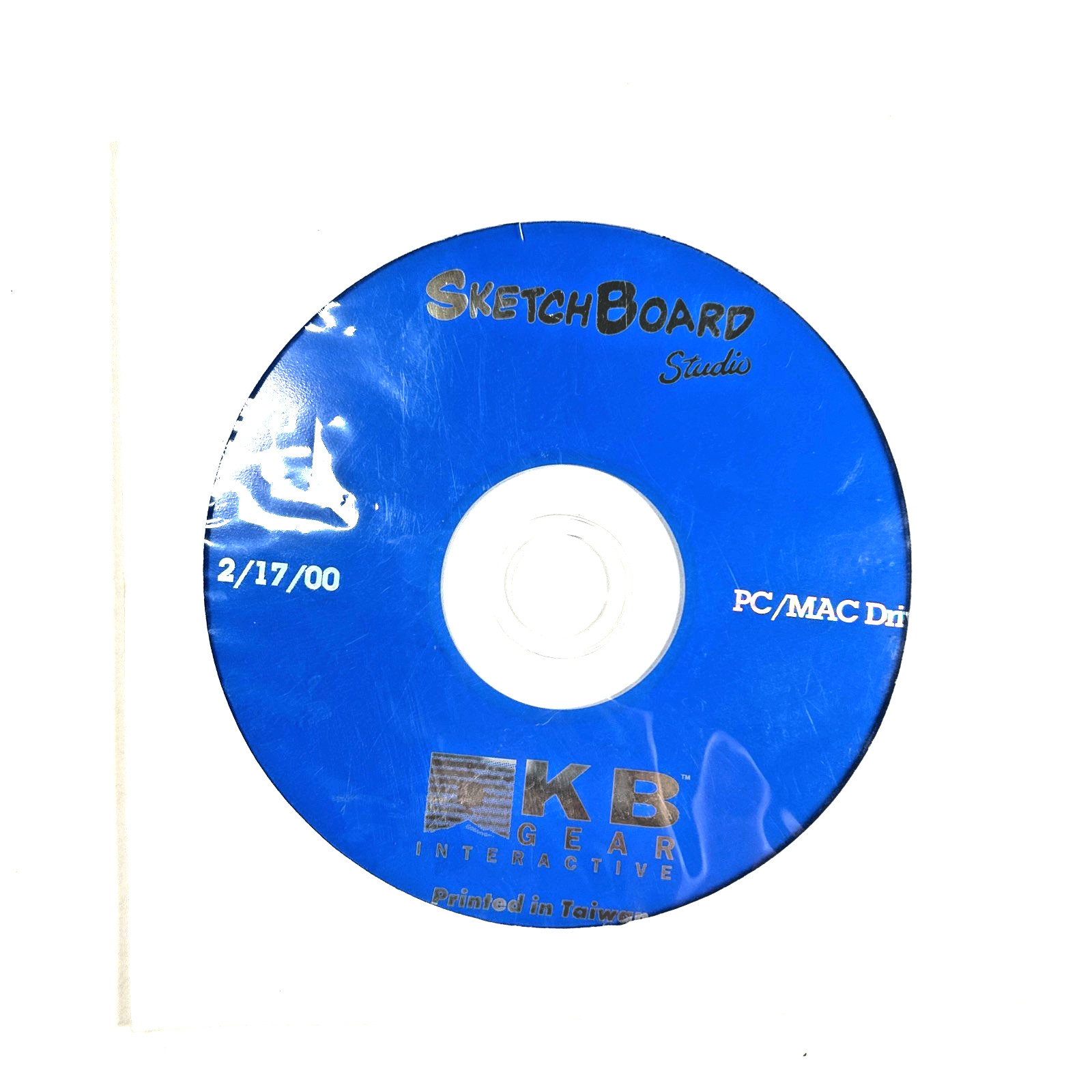 KB Gear Interactive Sketch Board Studio PC/MAC Drivers Disc ONLY 2/17/00