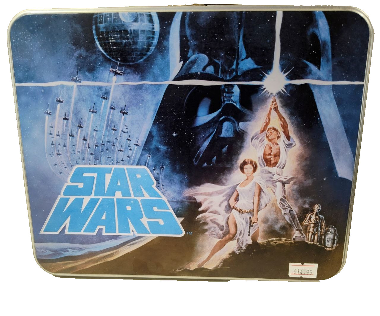 BRAND NEW.Star Wars  "A New Hope" Commemorative Edition Tin Lunch Box With Print