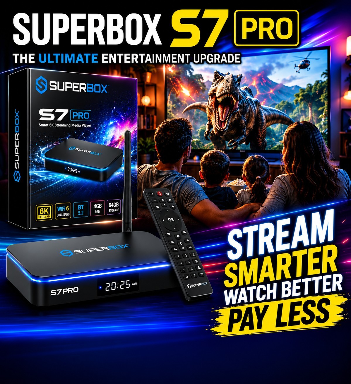 🔥🔥🔥SuperBox S7 Pro 6K Ultra HD – Authorized Distributor – Same Day Shipping🔥