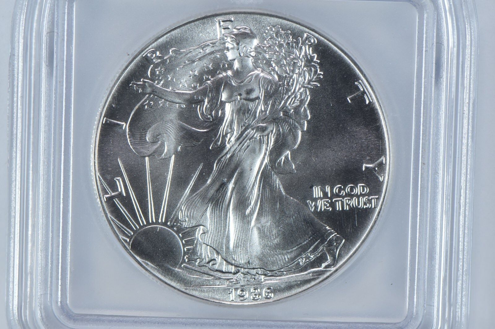1986 American Silver Eagle MS69 ICG