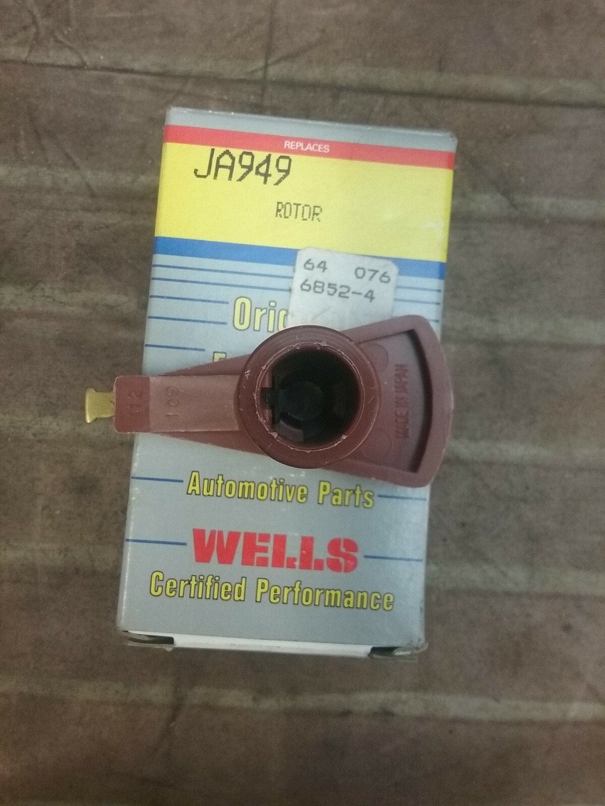 Distributor Rotor-O.E. Replacement Wells JA949