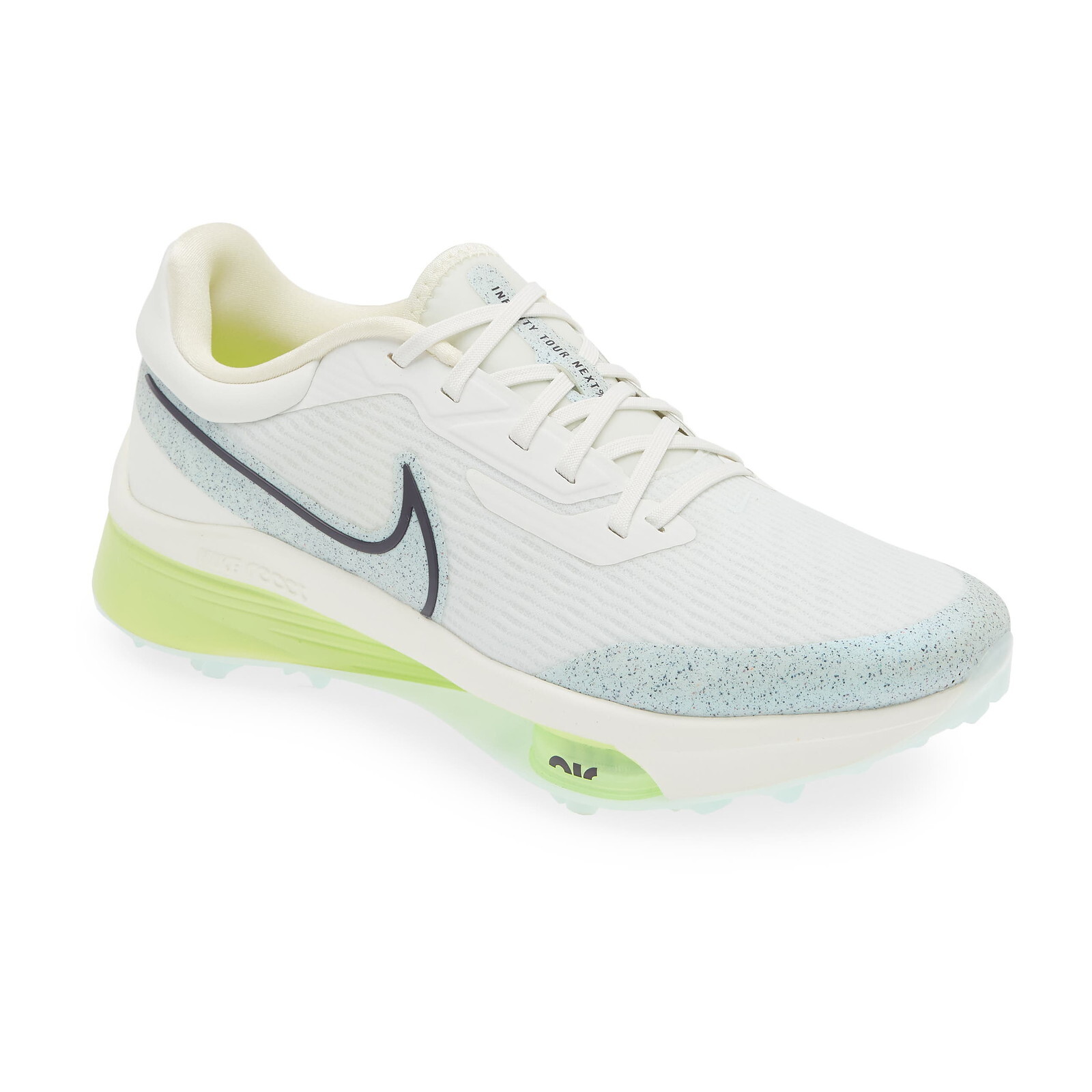 Nike Air Zoom Infinity Tour NEXT% Mens Sail/Barely Green/Coconut Golf Shoes $160