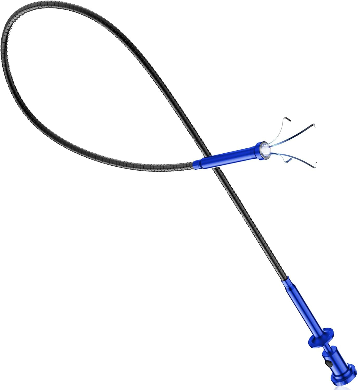 28.34In Grabber Tool Magnetic Four-Claw Picker, Bendable Hose Reacher Pickup Swe