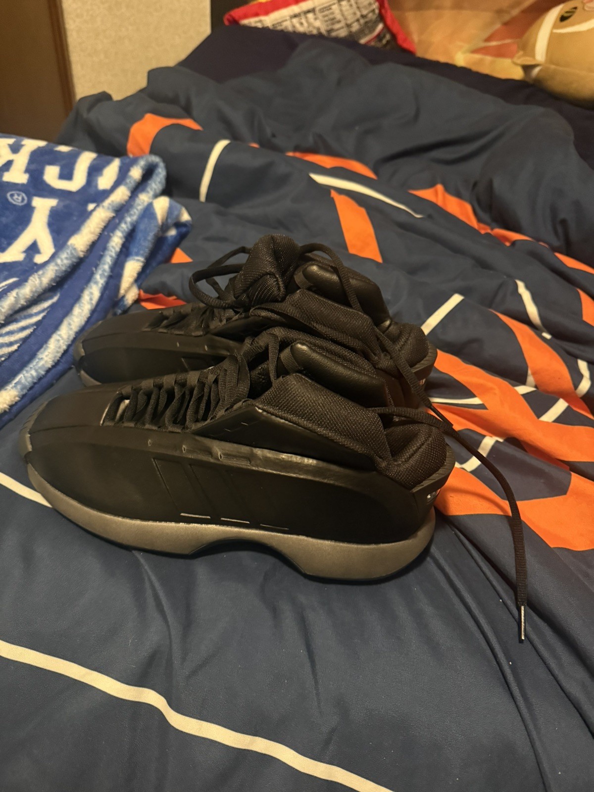 Adidas Crazy 1 Kobe Bryant IG5900 Basketball Shoe Triple All Black Mens J