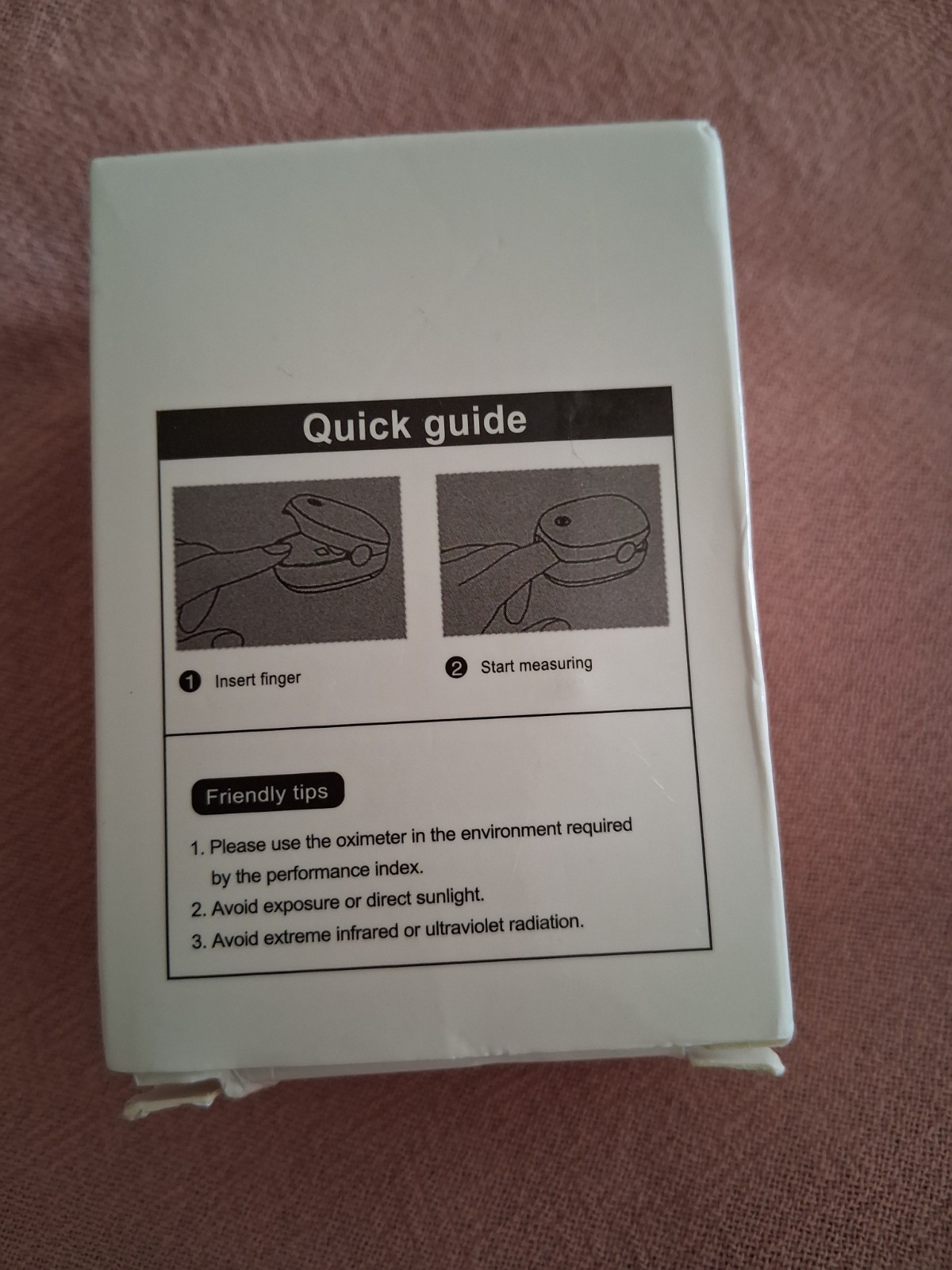 oximeter pulse finger