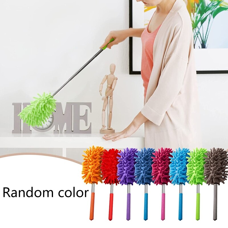 Extendable Chenille Duster Long Telescopic Duster Magic Static Duster Brush