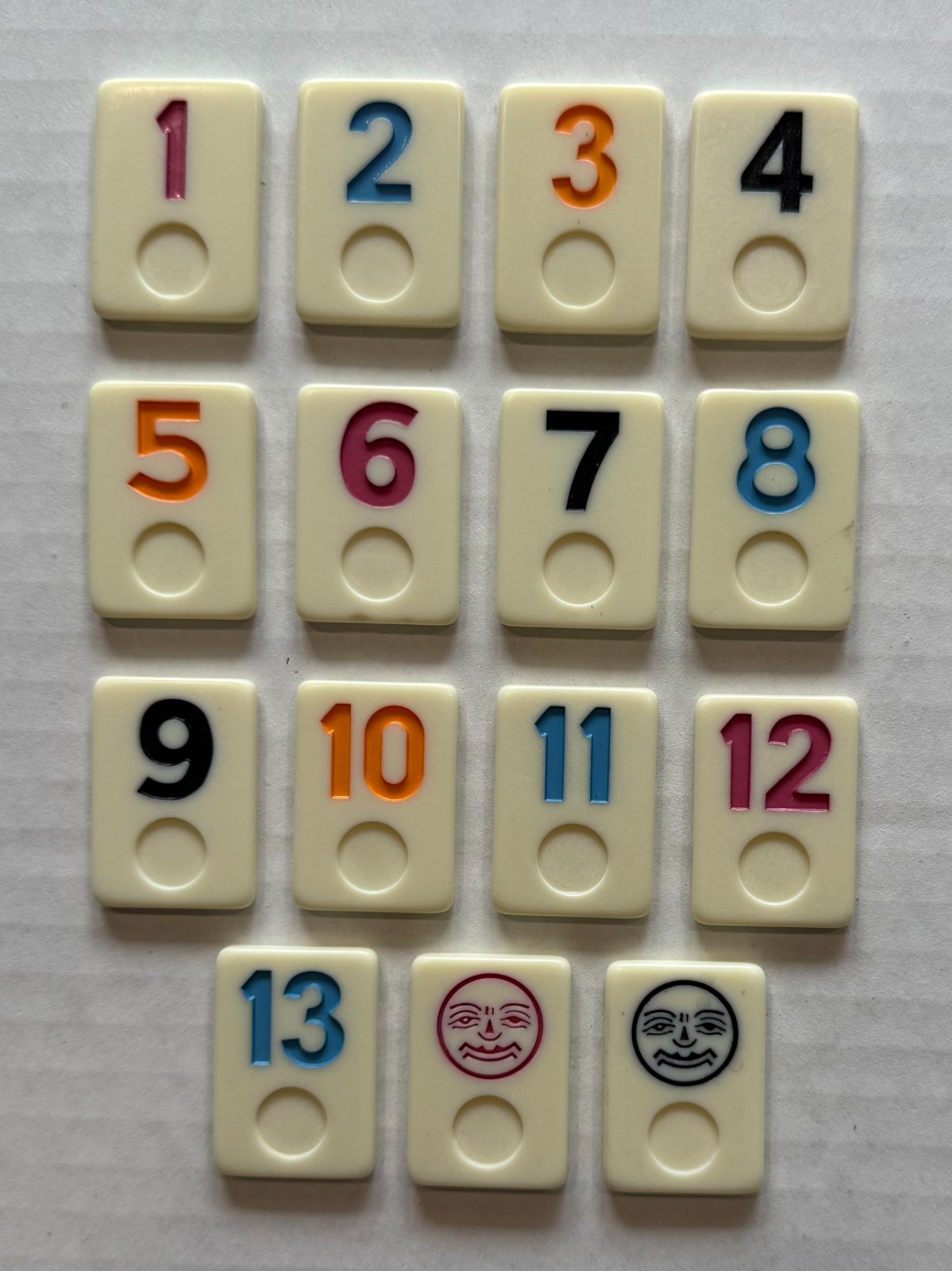 Rummikub Rummy-O Game Tiles Replacement Pieces Arts Crafts 2008 YOU CHOOSE