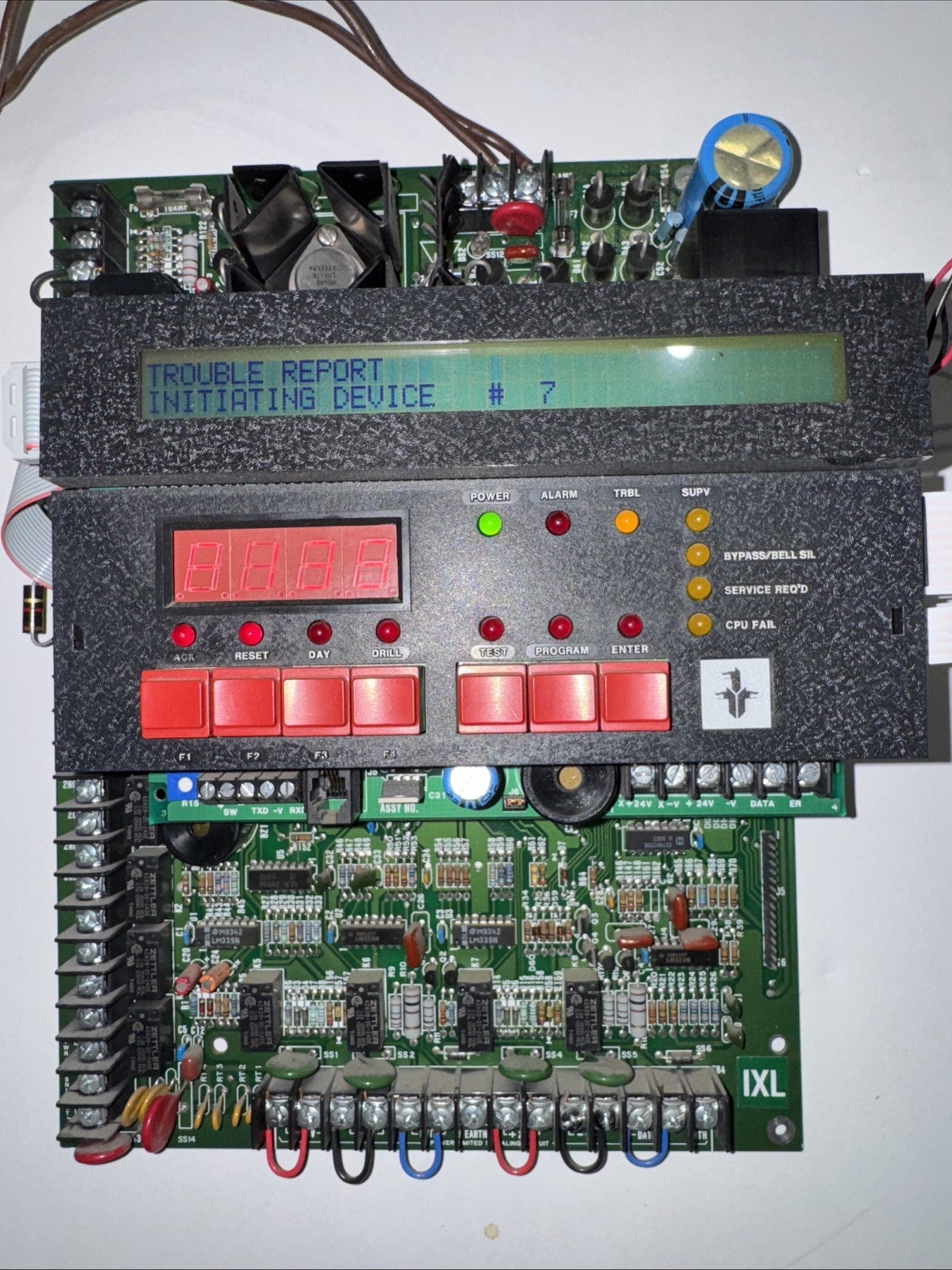 Tested Working Siemens Cerberus IXL 9405 Main Board 9440 Sub Board With Display