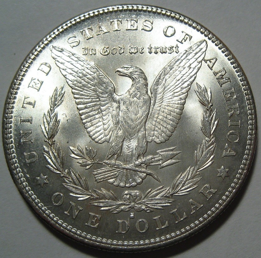 = 1878-S Gem BU MORGAN Dollar, Nice Silver White Luster, FREE Shipping