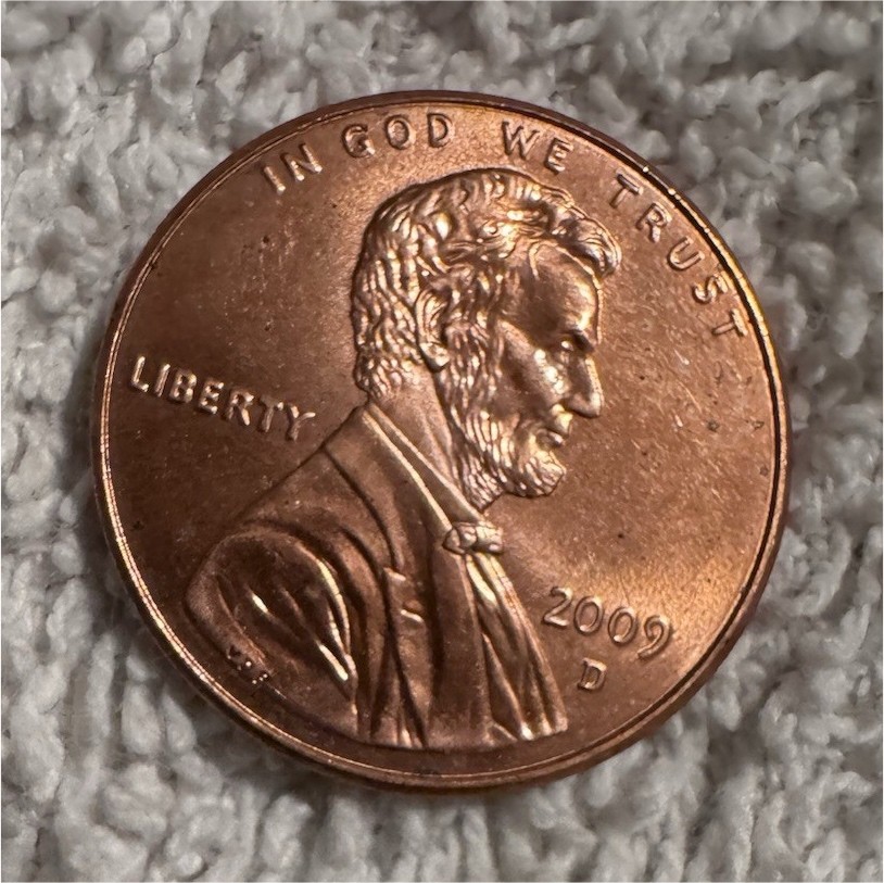 2009-D Lincoln Bicentennial Small Cent RD Early Childhood Copper-Plated Zinc