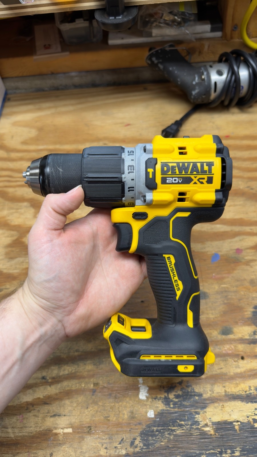 DEWALT DCD805 20V Max XR Brushless Cordless 1/2 in. Hammer Drill/Driver (Tool...