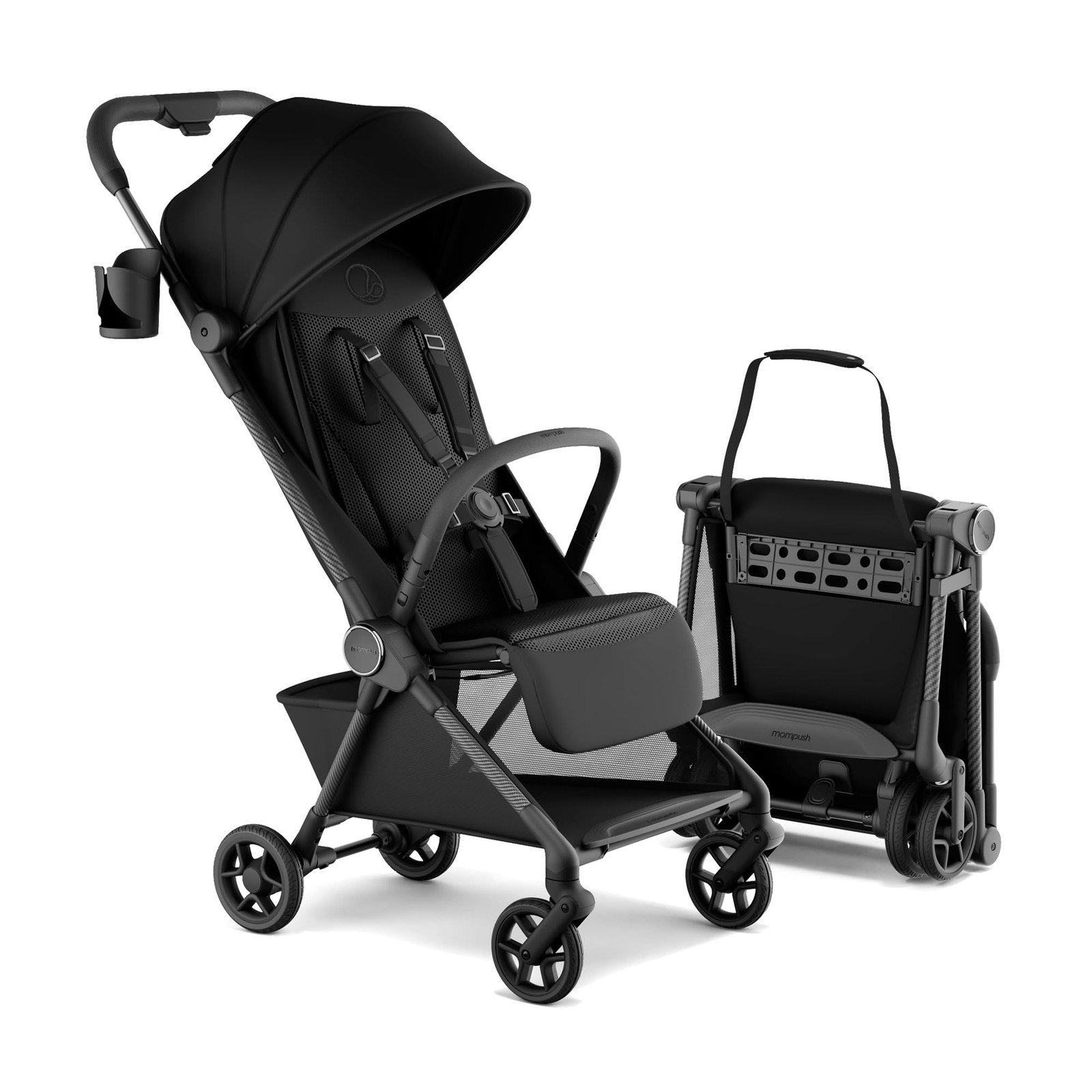 Nexis Carbon Travel Stroller, Ultra-Lightweight 11.5 lbs, Compact & Airplane ...