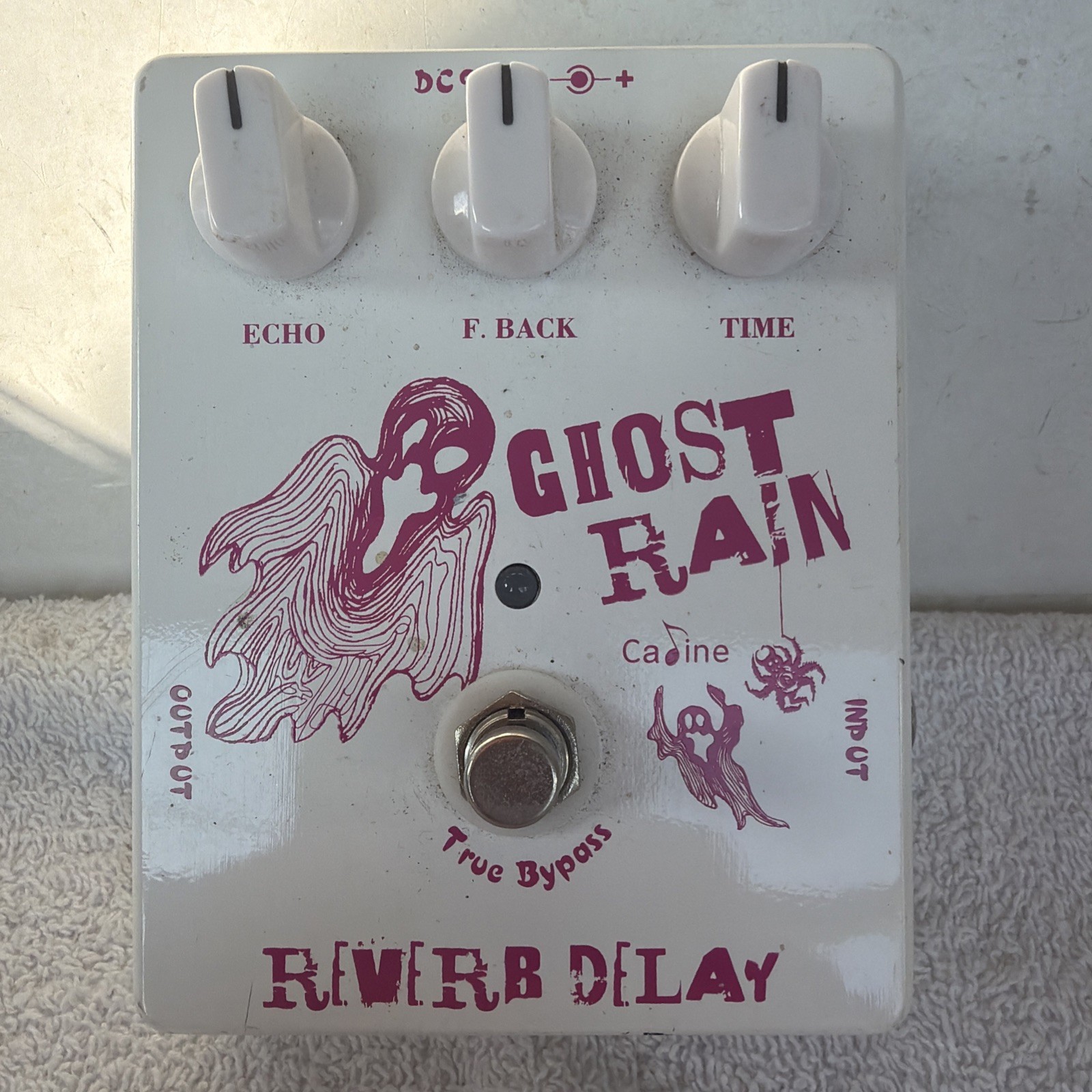 Caline CP-41 Ghost Rain reverb and delay pedal No Power Supply
