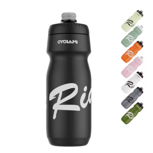 CYCLAMI Cycling Water Bottle 650ml Ultra Light Leakproof Squeeze Bike Kettle