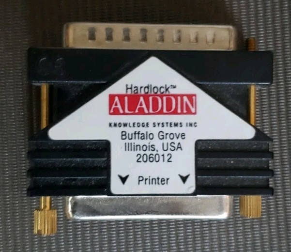 Aladdin Hardlock Dongle with Memory - DB25 Parallel Interface
