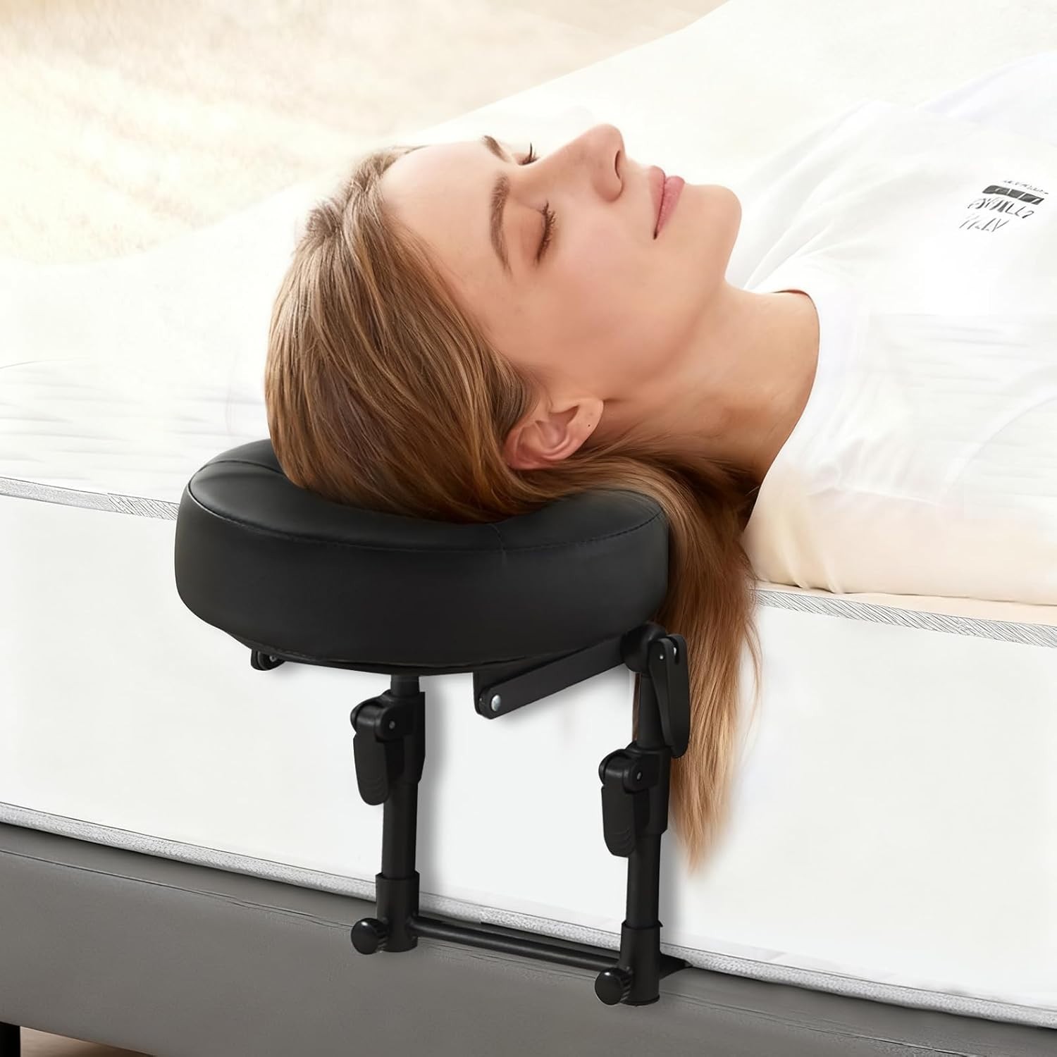 Adjustable Massage Headrest for Bed - Lightweight Face Cushion for Therapy
