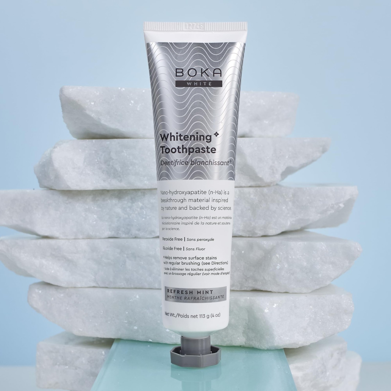 Boka Toothpaste - Fluoride Free Toothpaste, Nano Regular Size (4 Ounce)