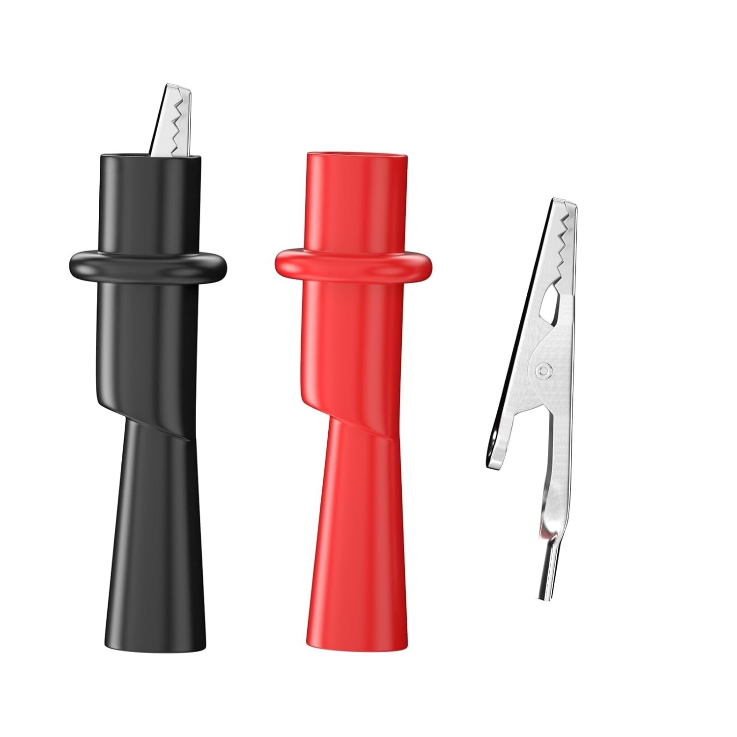 High-Quality 4PCS Alligator Clips with Insulated Shell - Safe Electrical Testing