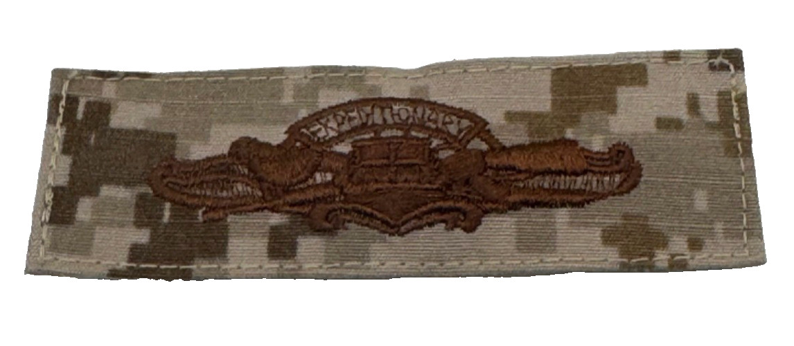 USN US Navy Expeditionary Warfare AOR1 Camo Hook & Loop Patch