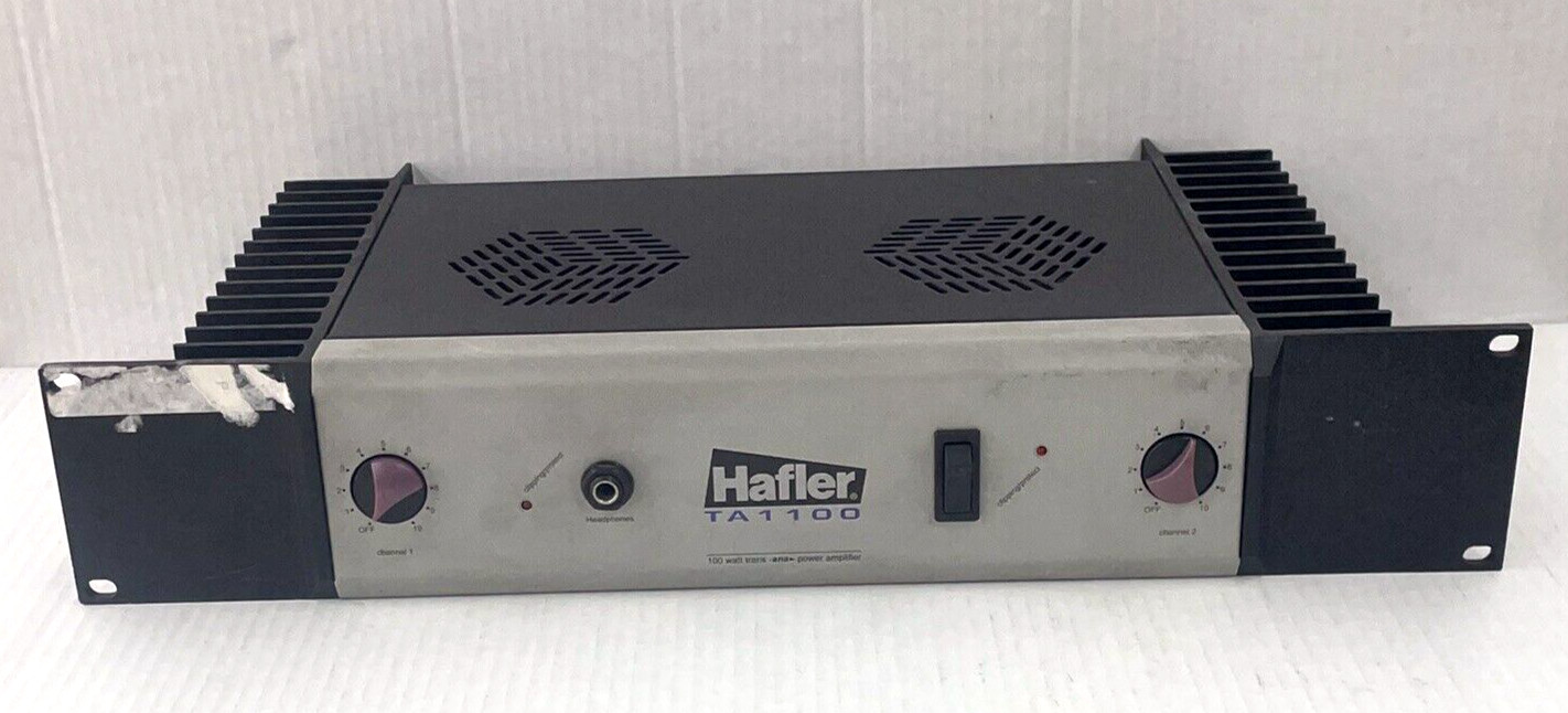 Hafler TA1100 MOSFET 2-Channel Power Amplifier 50W (digital media -PARTS/REPAIR)
