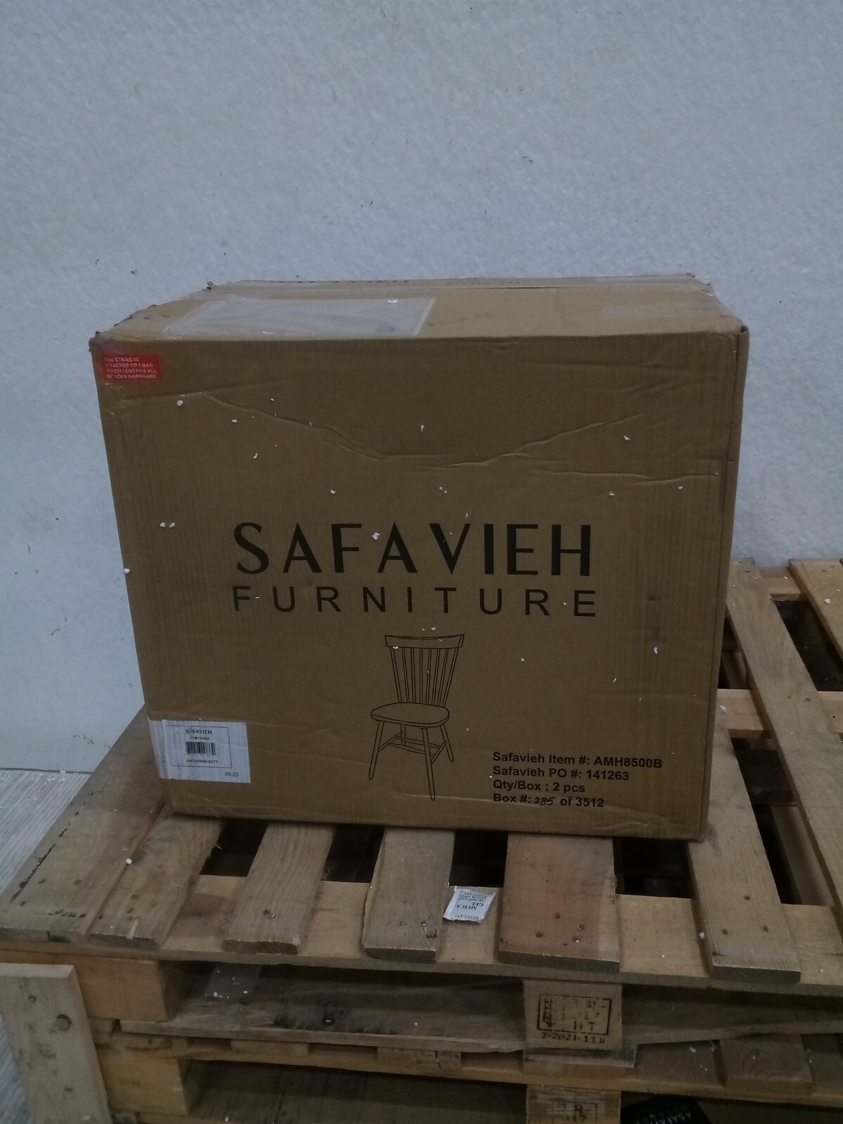 Safavieh Spindle Dining Chair ( Set Of 2), Reduced Price 2172722029 AMH8500B