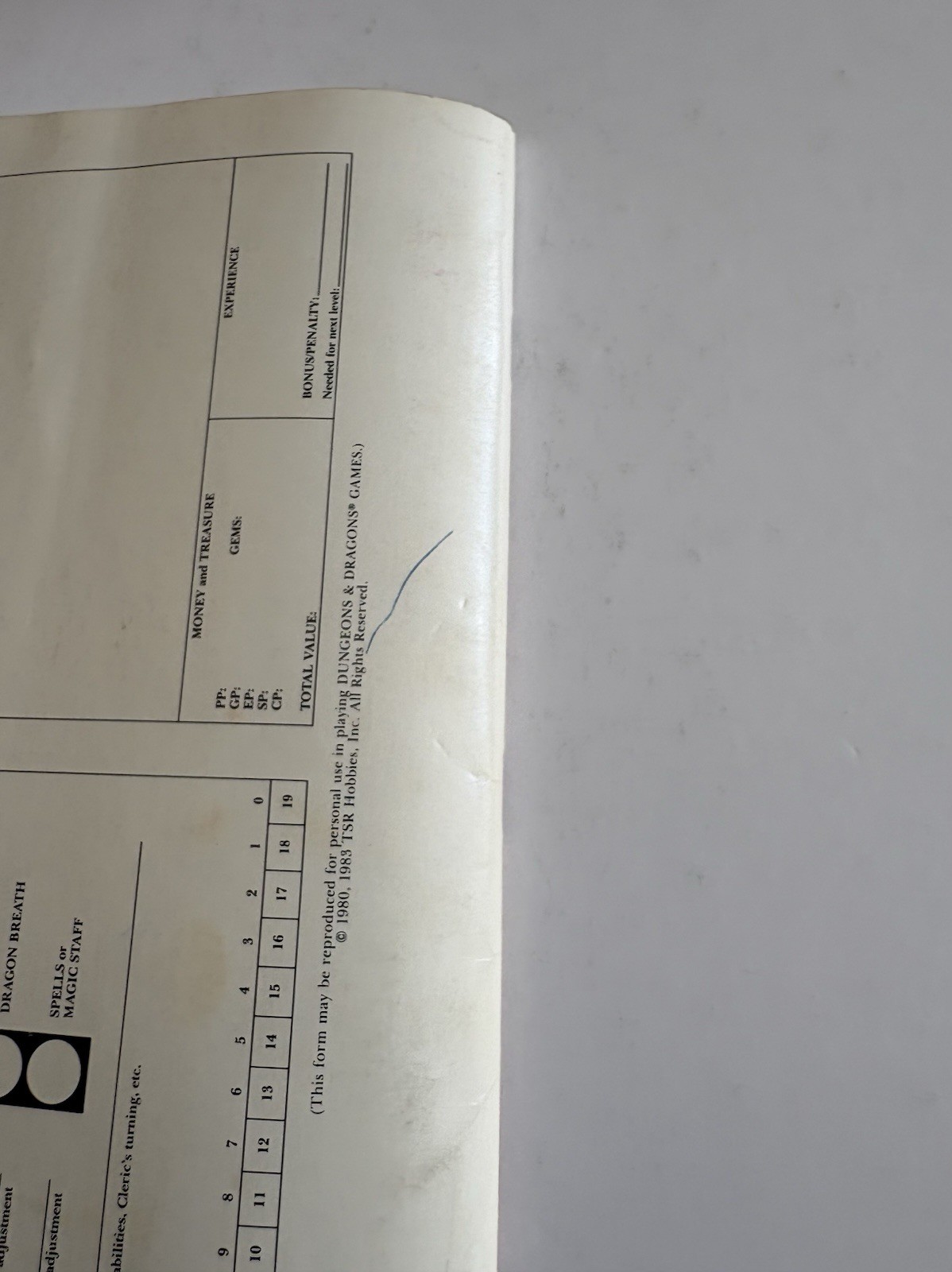 Dungeons and Dragons Basic Rules Set TSR 1983