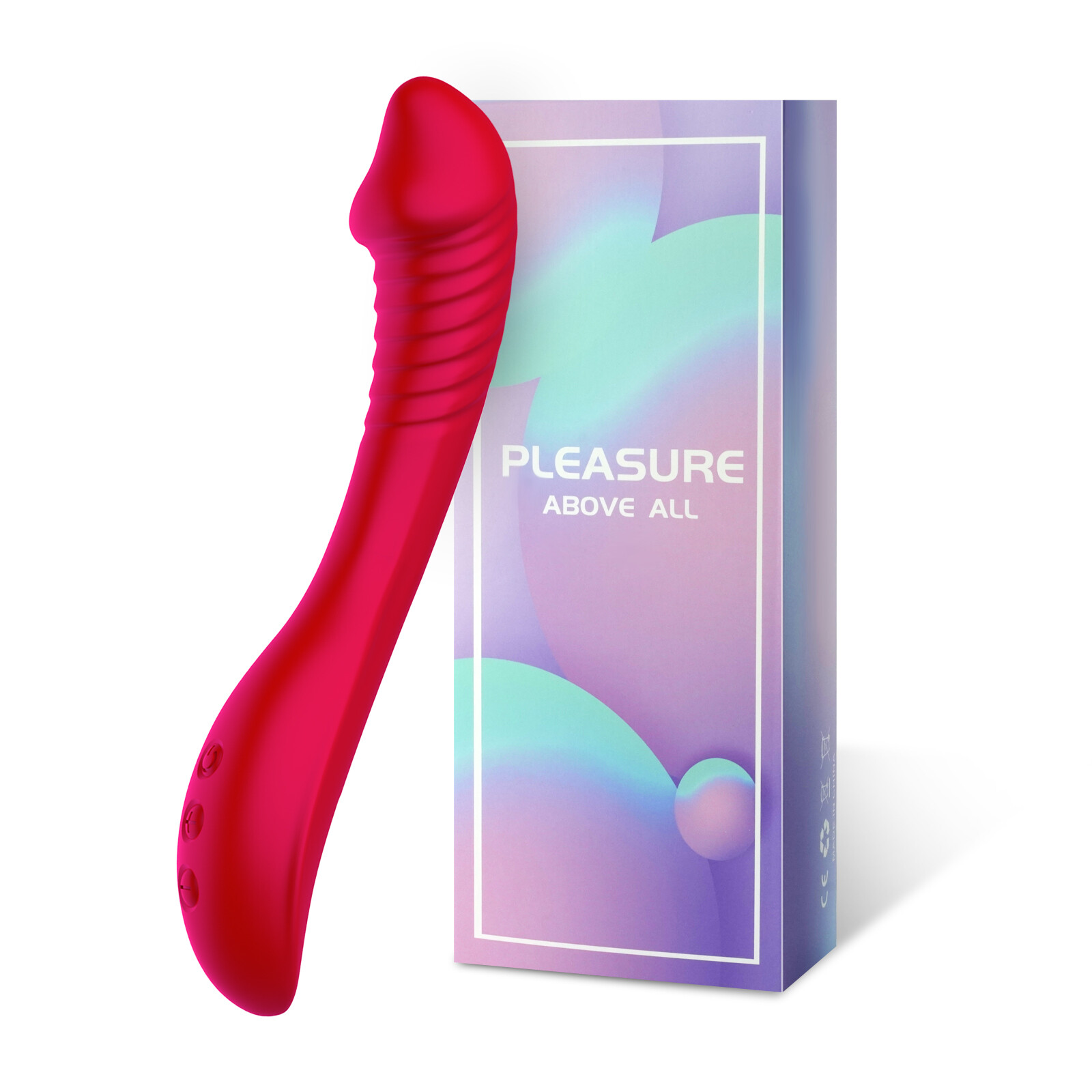 8.5" Silicone Vibrator G-Spot Dildo Clit Massager Rechargeable Sex Toy for Women