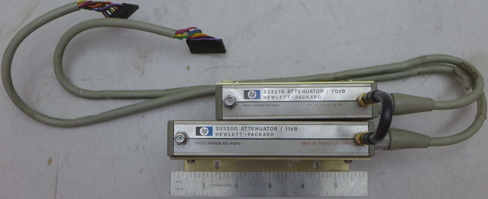 Attenuator Set Agilent/HP 33320G(8494G) and 33321G(8495G) w/Viking Cables #6