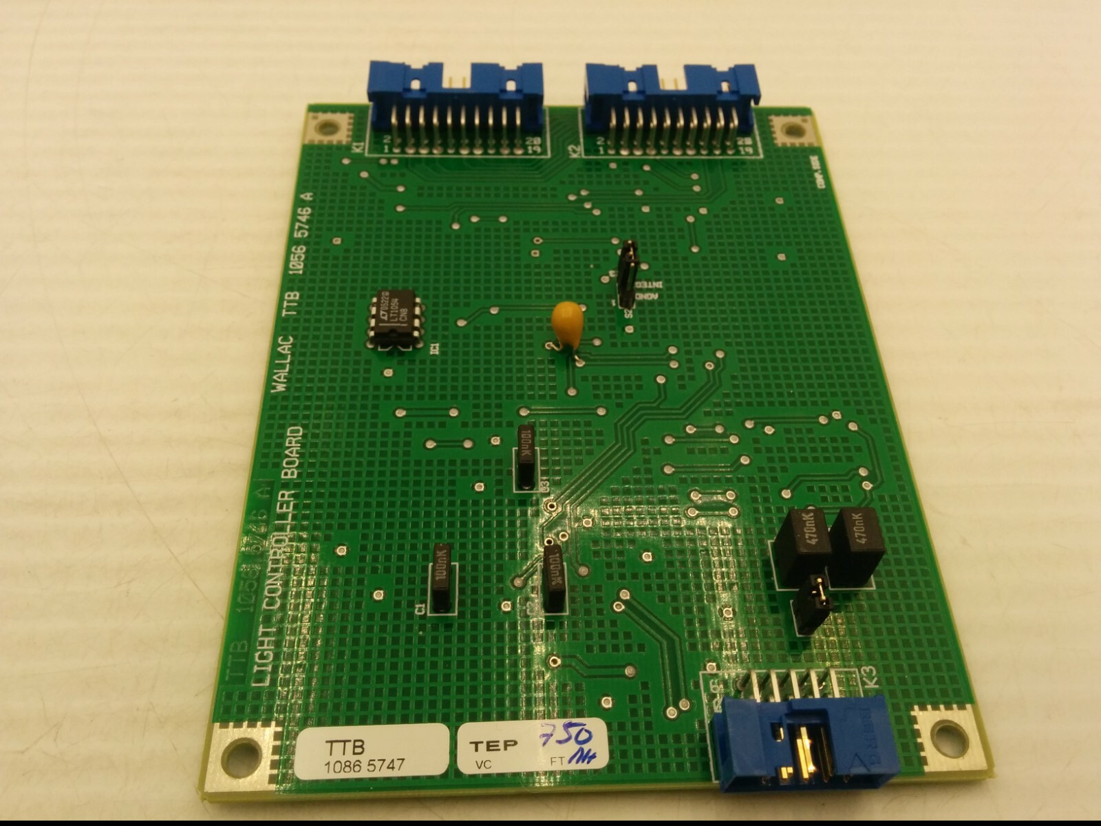 WALLAC 10865747 LIGHT CONTROLLER BOARD, P.C. ASSEMBLY, NIB