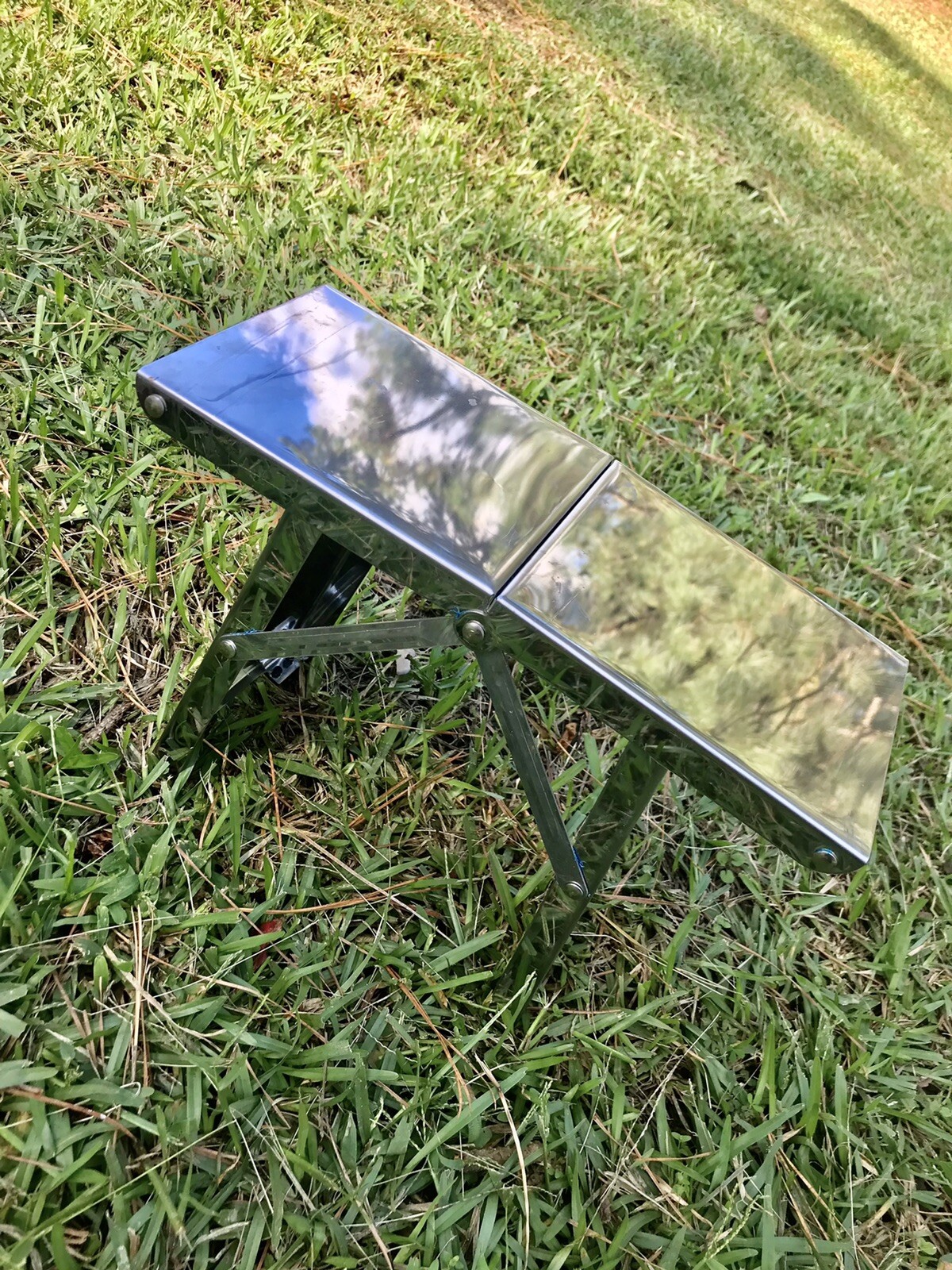 Stainless Steel Mini Stool – Strong, Sleek & Practical