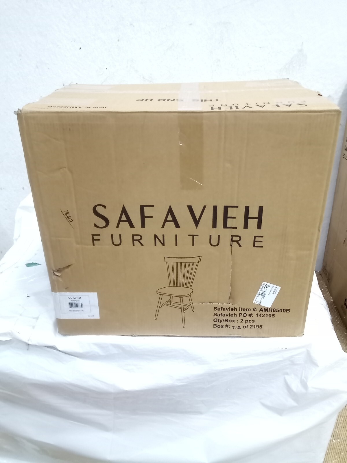 Safavieh PARKER SPINDEL SIDE CHAIR, Reduced Price 2172724757 AMH8500B