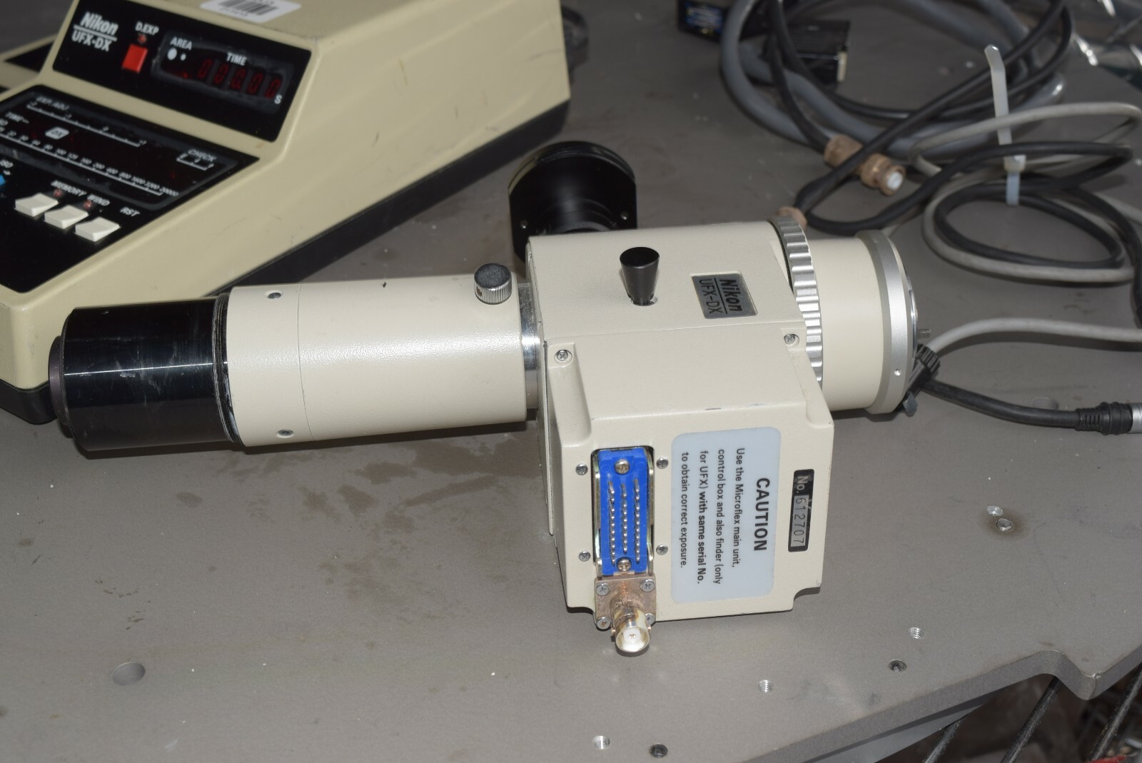 Nikon UFX-DX w/ Data pack MPC-1 MICROSCOPE CAMERA Controller #211413-AI1