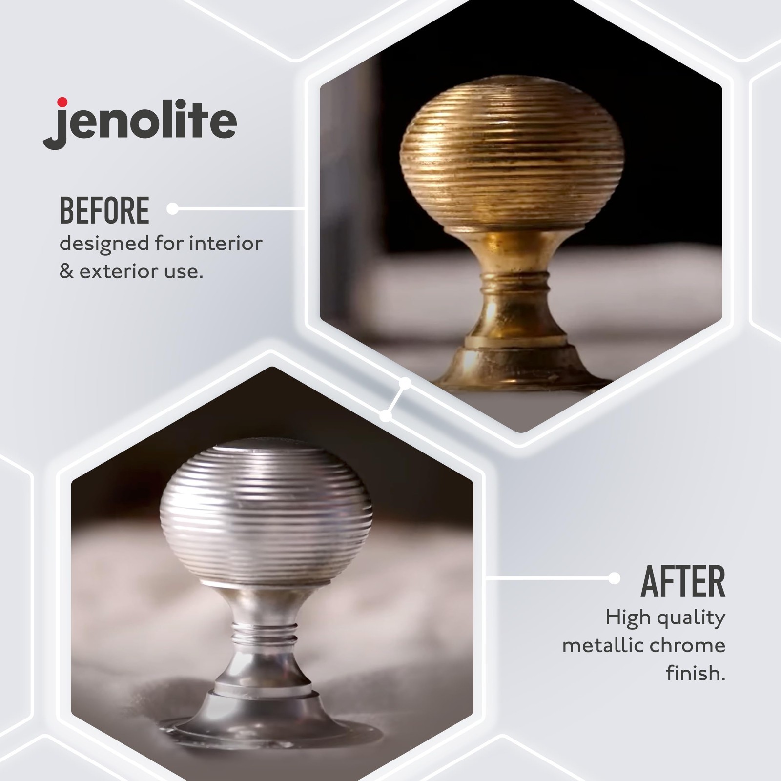 Chrome Spray Paint - Smooth Finish for Metal, Plastic & More - Multi-Surface, 3x