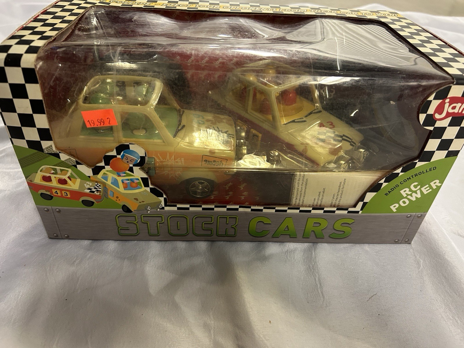 Vintage New Rc Cars Jam Stock Cars Racing Team Demolition Derby New In Box