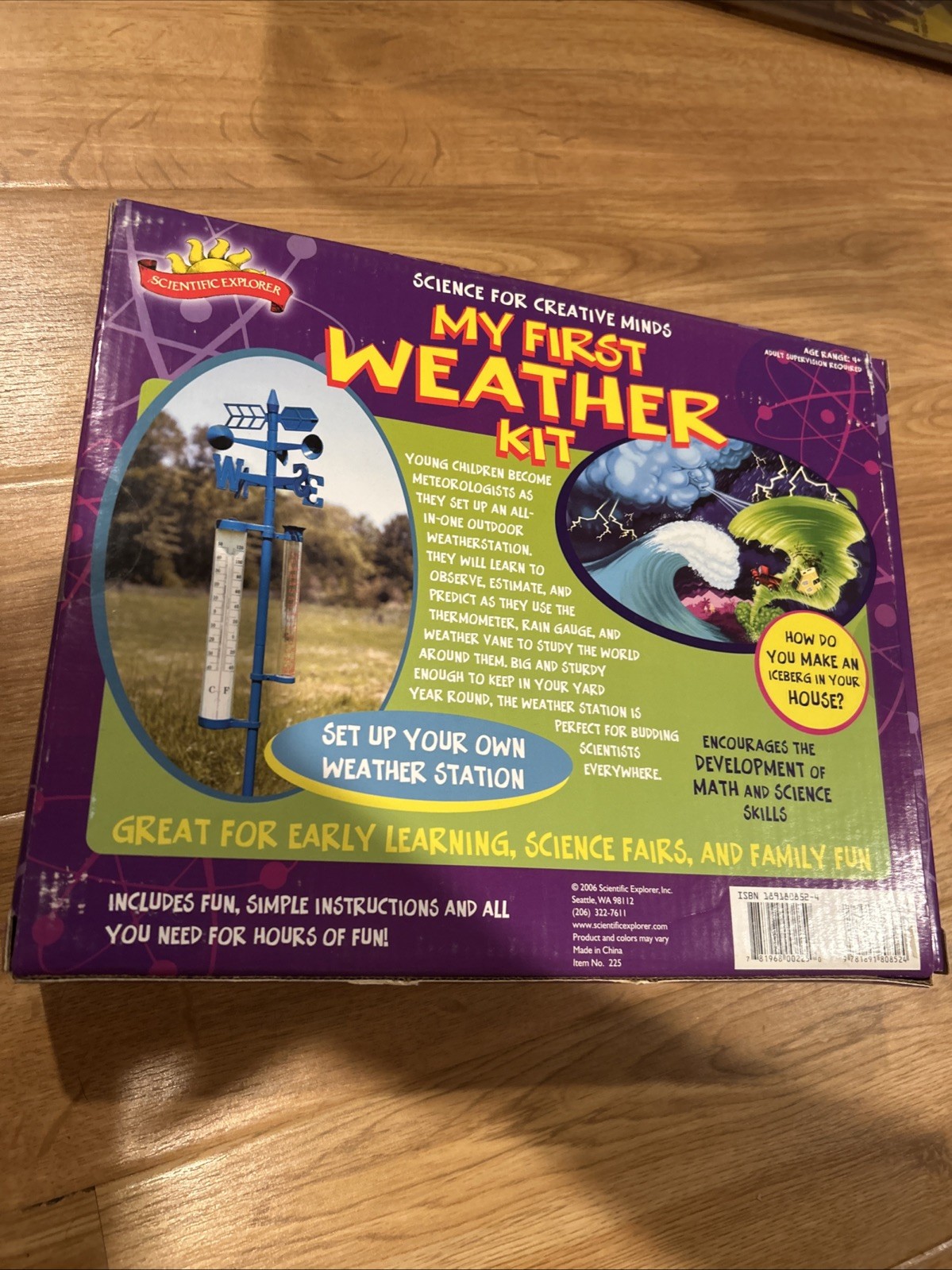 My First Weather Kit Scientific Explorer 2006 Not Sealed/Never used
