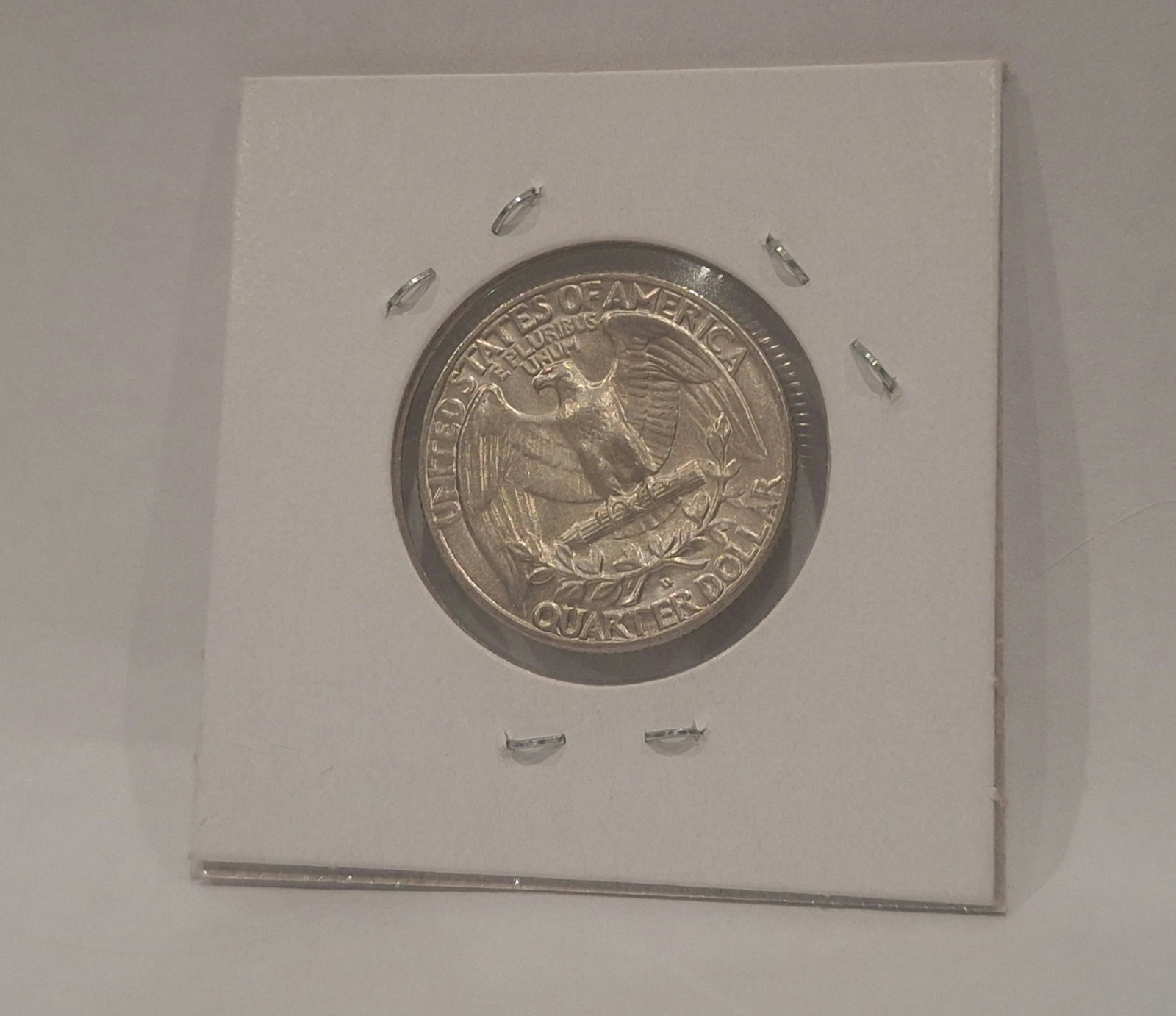 Silver Washington 25c Quarter Uncirculated Condition 1963-D