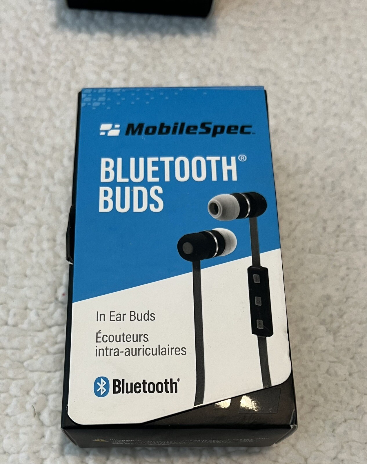 Mobilespec 2021 MBS11101 Bluetooth Wireless Earbuds Black Fast Free Shipping