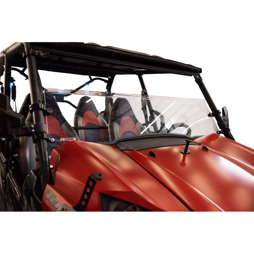Tusk Hinged Half Windshield + 2 inch Fits KAWASAKI TERYX TERYX4 800 2016-2022