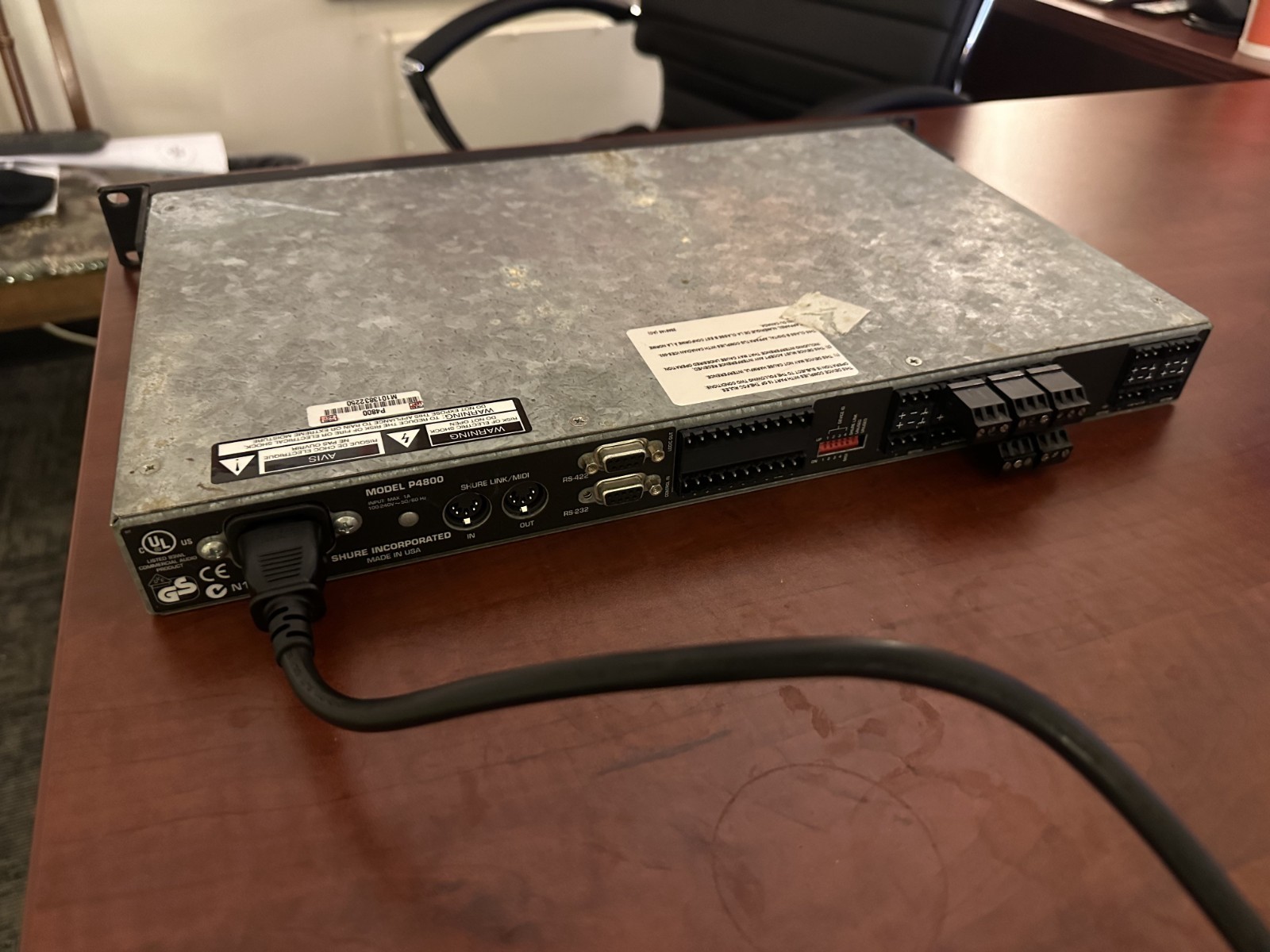 Shure P4800 Soundplex Digital Signal Processor