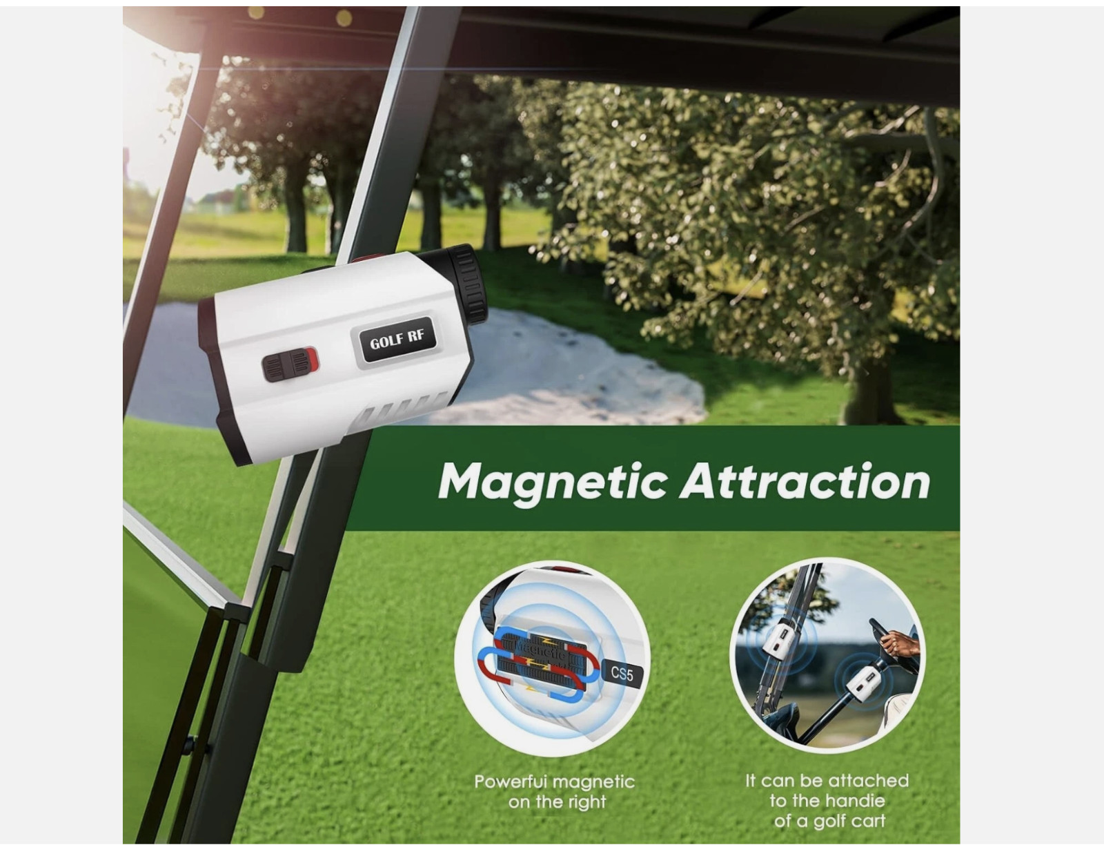 Golf Rangefinder 700-Yard, 6X with Slope, Rechargeable,  Tournament-Approved