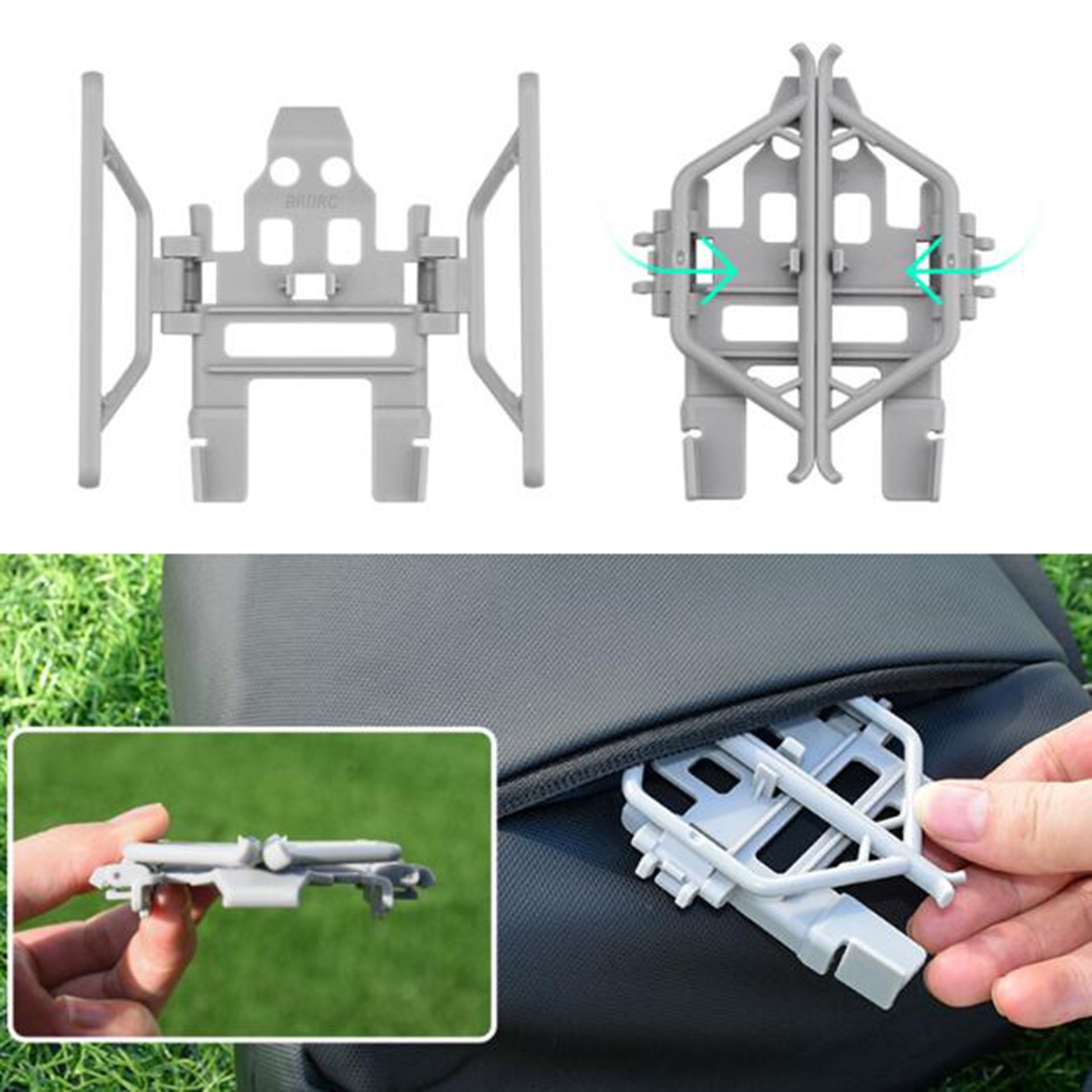 For MINI 3 PRO Folding Heightening Tripod Landing Gear Extension Bracket