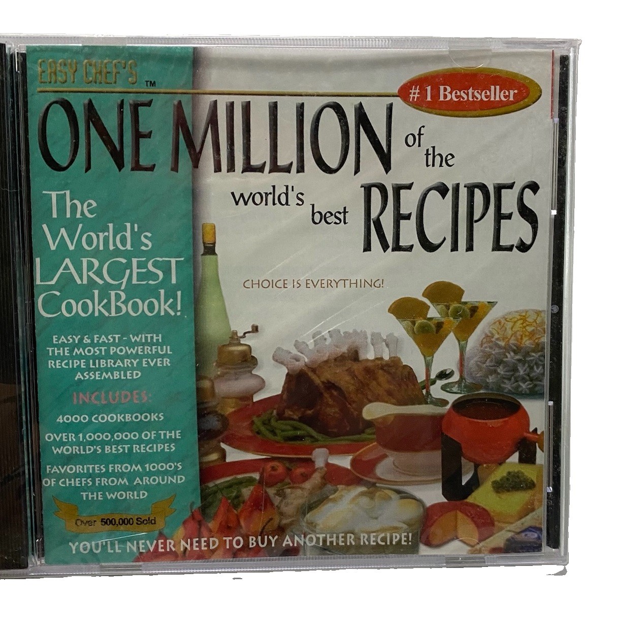 Easy Chef's One Million of the World's Best Recipes CD-ROM PC/Windows 3.1 T8#59