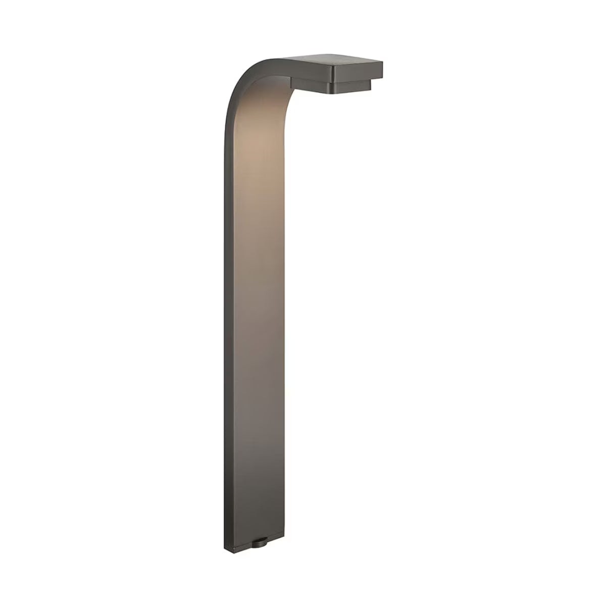 12 Volt 2700K LED 22.5" Curved Path Light in Textured Architectural Bronze