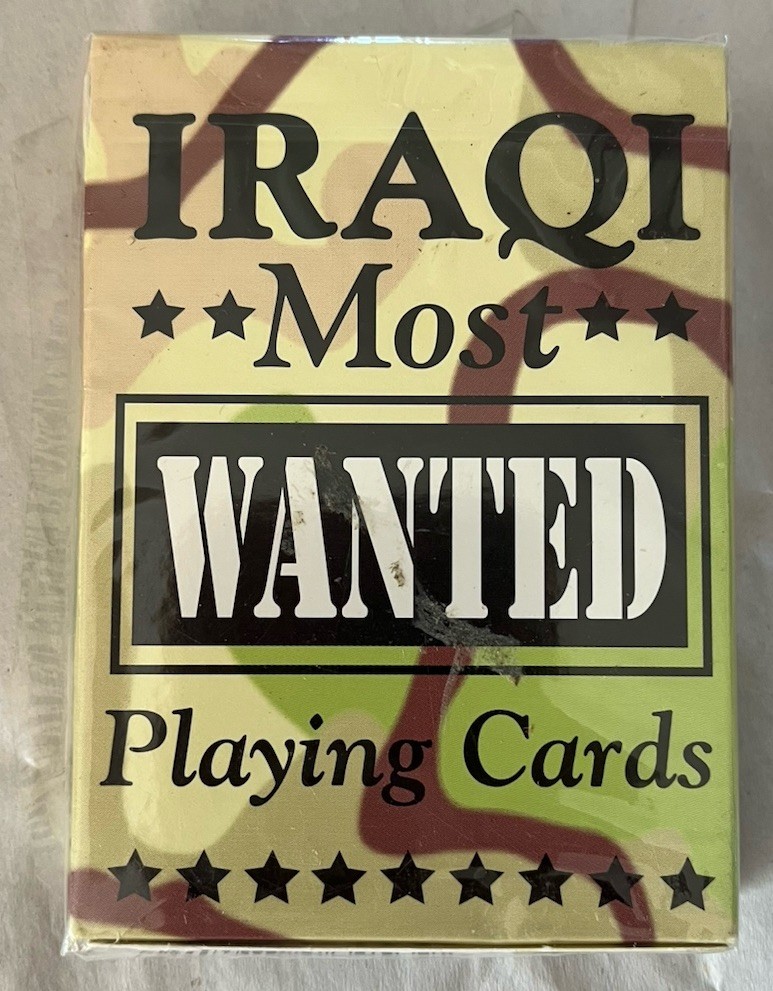 IRAQI MOST WANTED Bicycle Playing Cards, NIB, Factory Sealed, Made in the USA