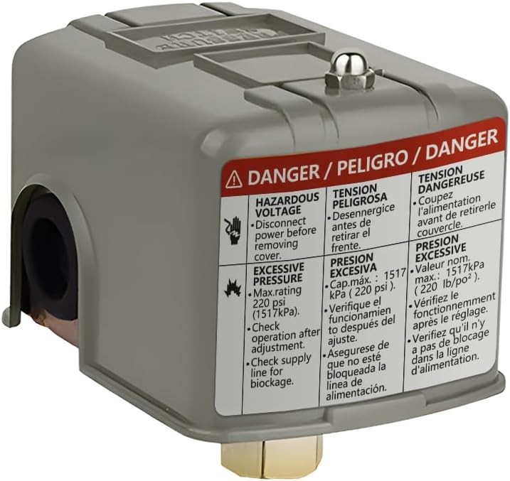 Water Pressure Switch 40-60psi Well Pump Electric 40-60 PSI