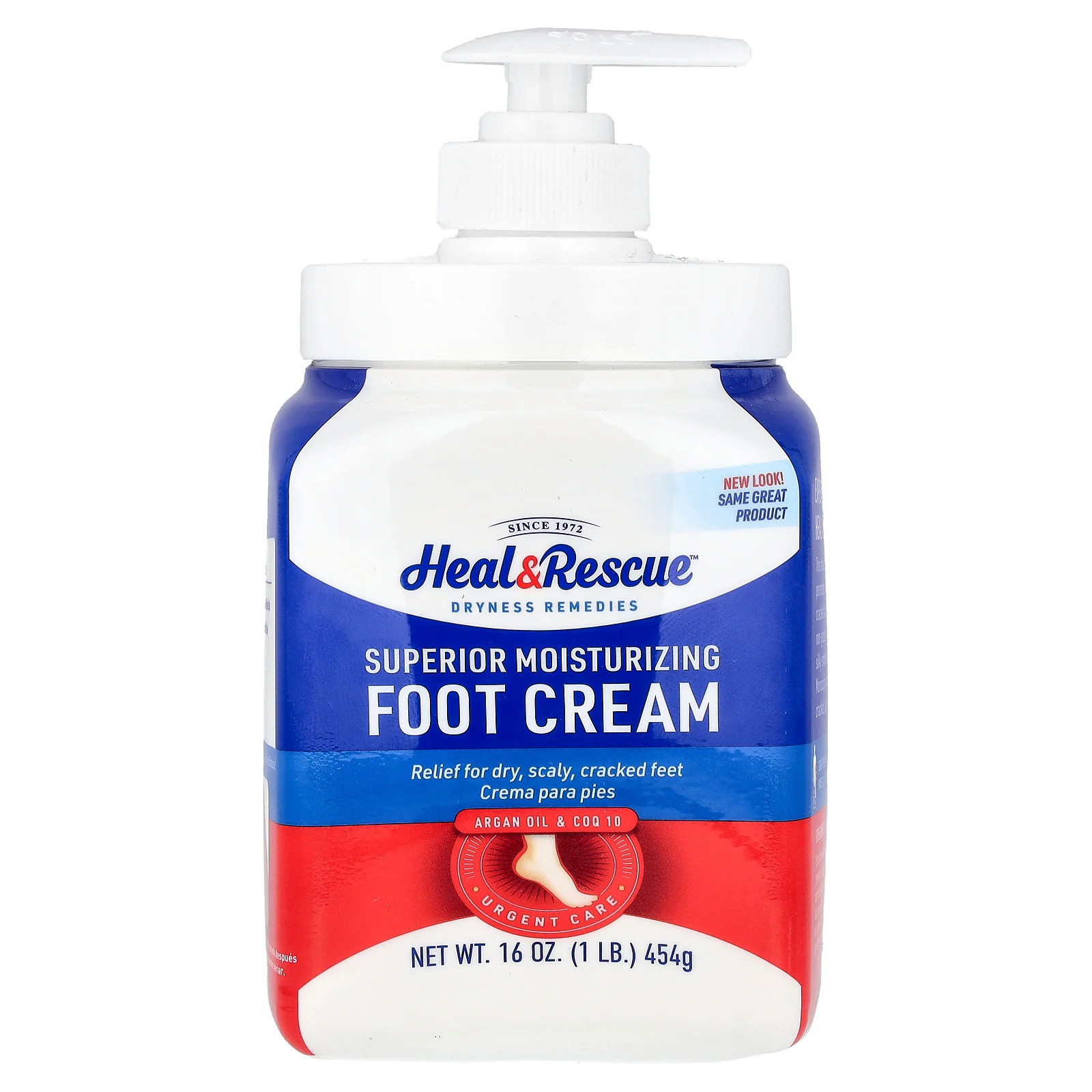 Heal & Rescue™, Superior Moisturizing Foot Cream, Fragrance Free, 16 oz (454 g)