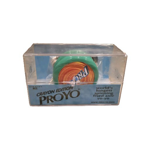 Playmaxx Proyo GT Green Crayon Edition Yoyo Butterfly Shape NEW RARE VINTAGE