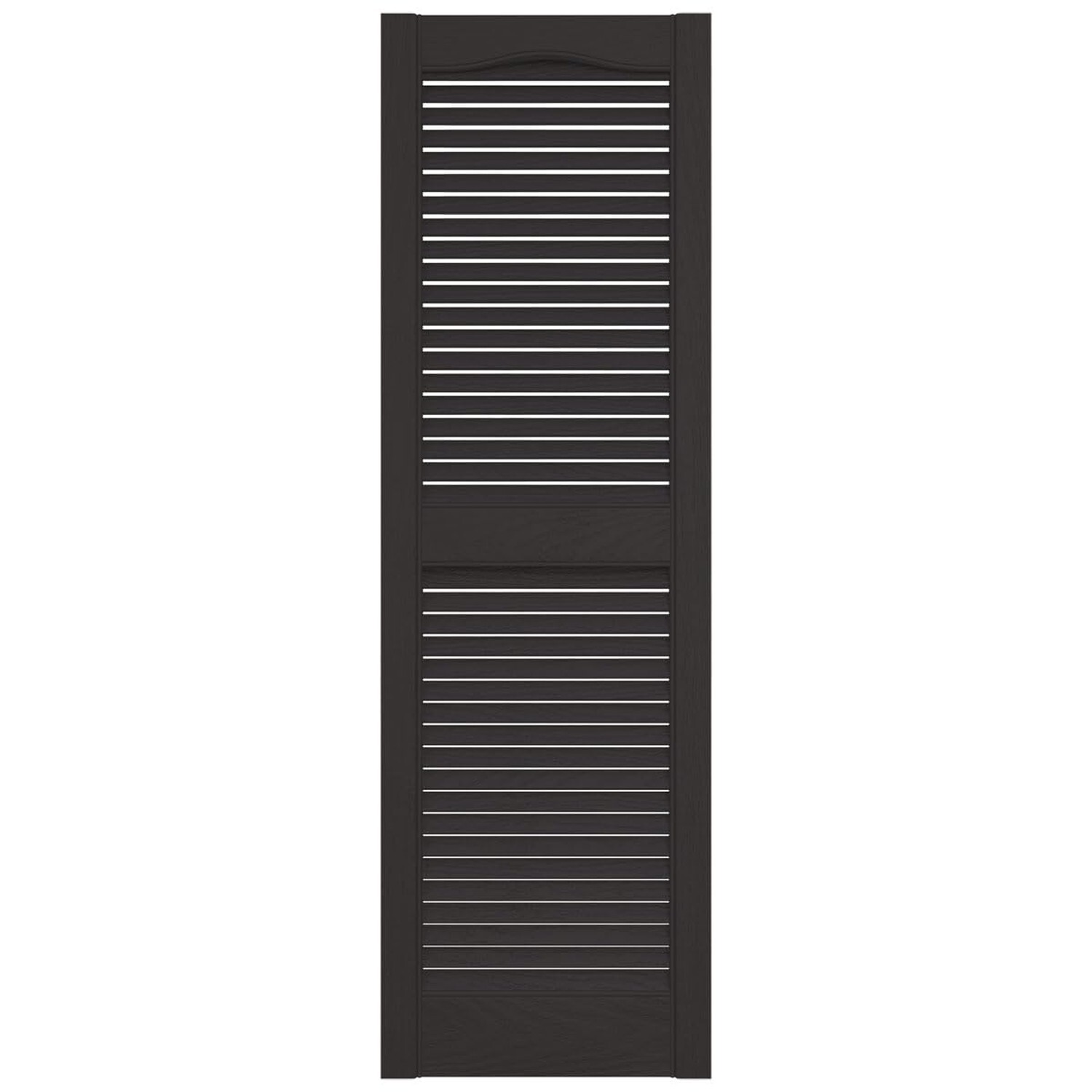 Ekena Millwork Lifetime Vinyl LL1S12X05500MS Standard Cathedral Top Center Mu...