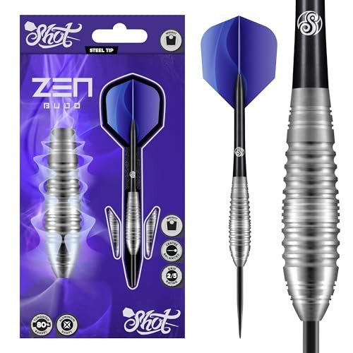 Shot Darts Zen Budo Steel Tip Dart Set - 23g